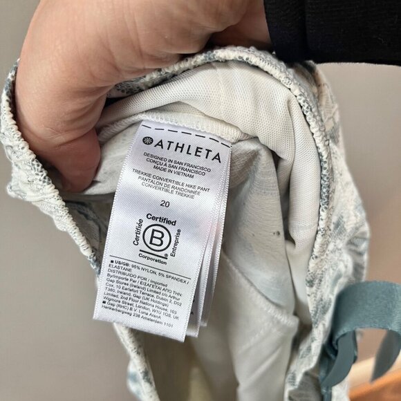 Athleta Trekkie Convertible Hike‎ Pants - Women's 20 - Picture 6 of 9